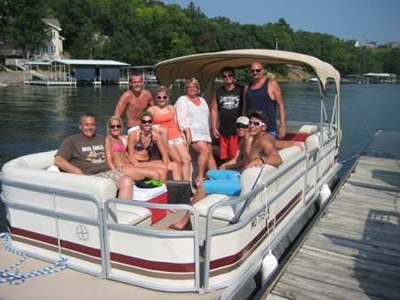 best pontoon boat rentals at lake of the ozarks